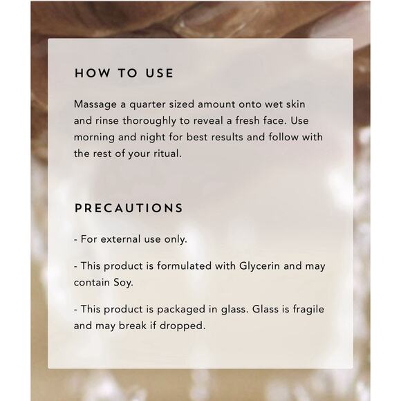 NEW INDIE LEE Soothing Cleanser PHA Exfoliate Hydrate Plump Dry Skin Full Size - Picture 9 of 9